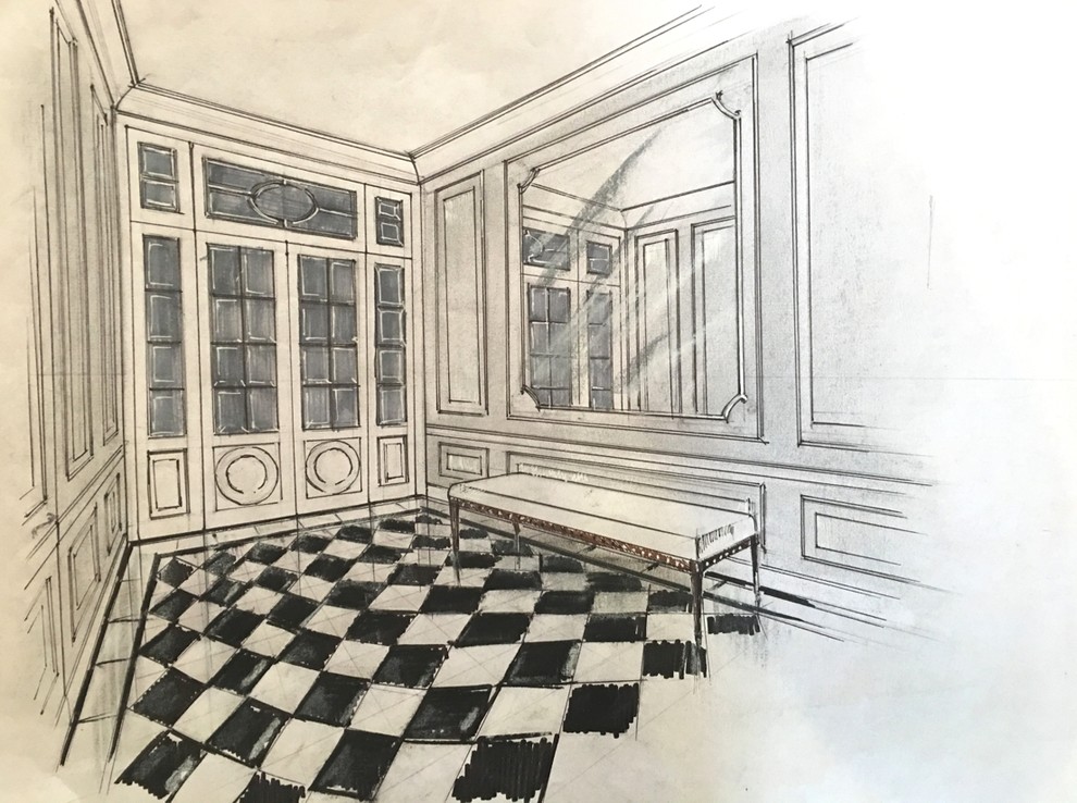 Эскизы квартиры для актрисы кино