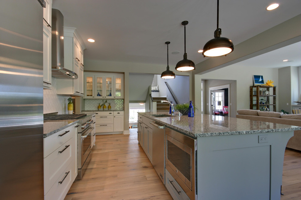 Transitional kitchen photo in Grand Rapids