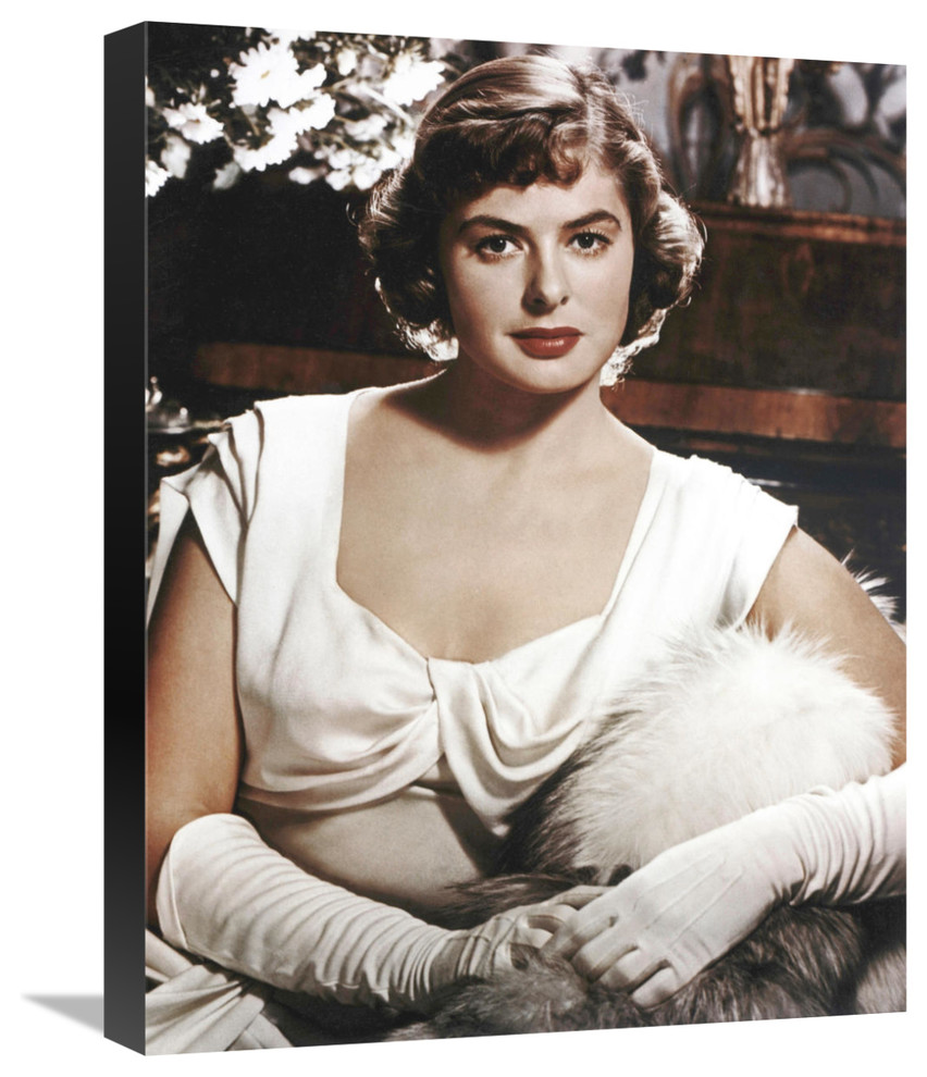 "Ingrid Bergman" Stretched Canvas Giclee by Hollywood Photo Archive, 17 ...