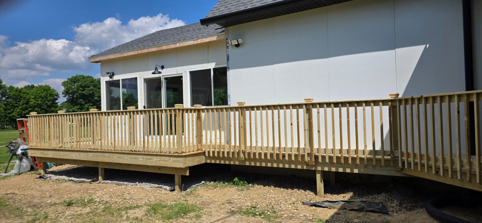 Porch Fix and Deck Build
