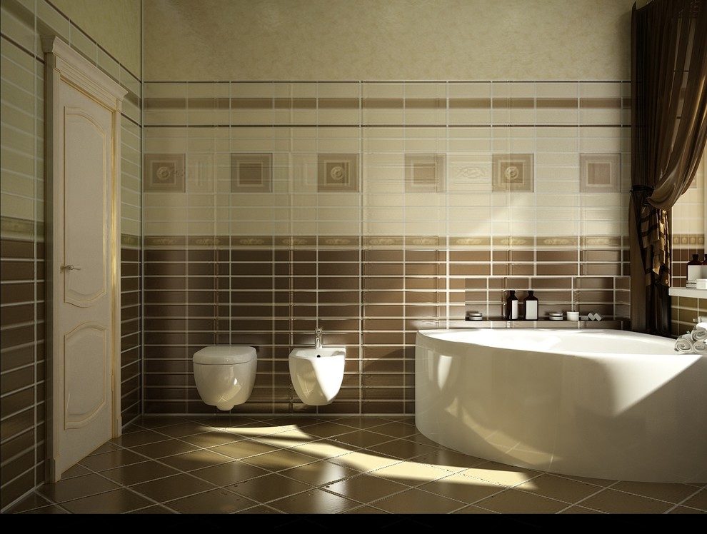 Дом для дружной семьи с тремя детьми в классическом стиле.