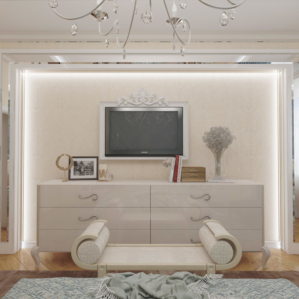 Проект. Интерьер квартиры. Неоклассика (180 кв м)