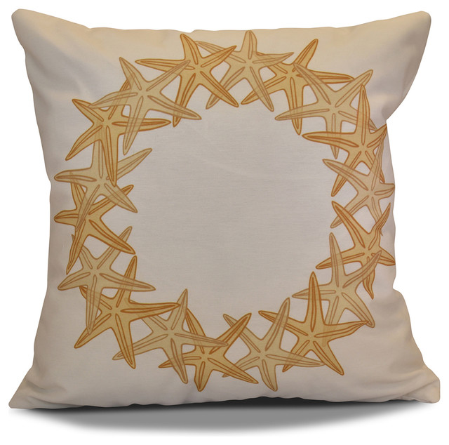 E by Design - Decorative Holiday Pillow Geometric Print - View in Your Room! Houzz