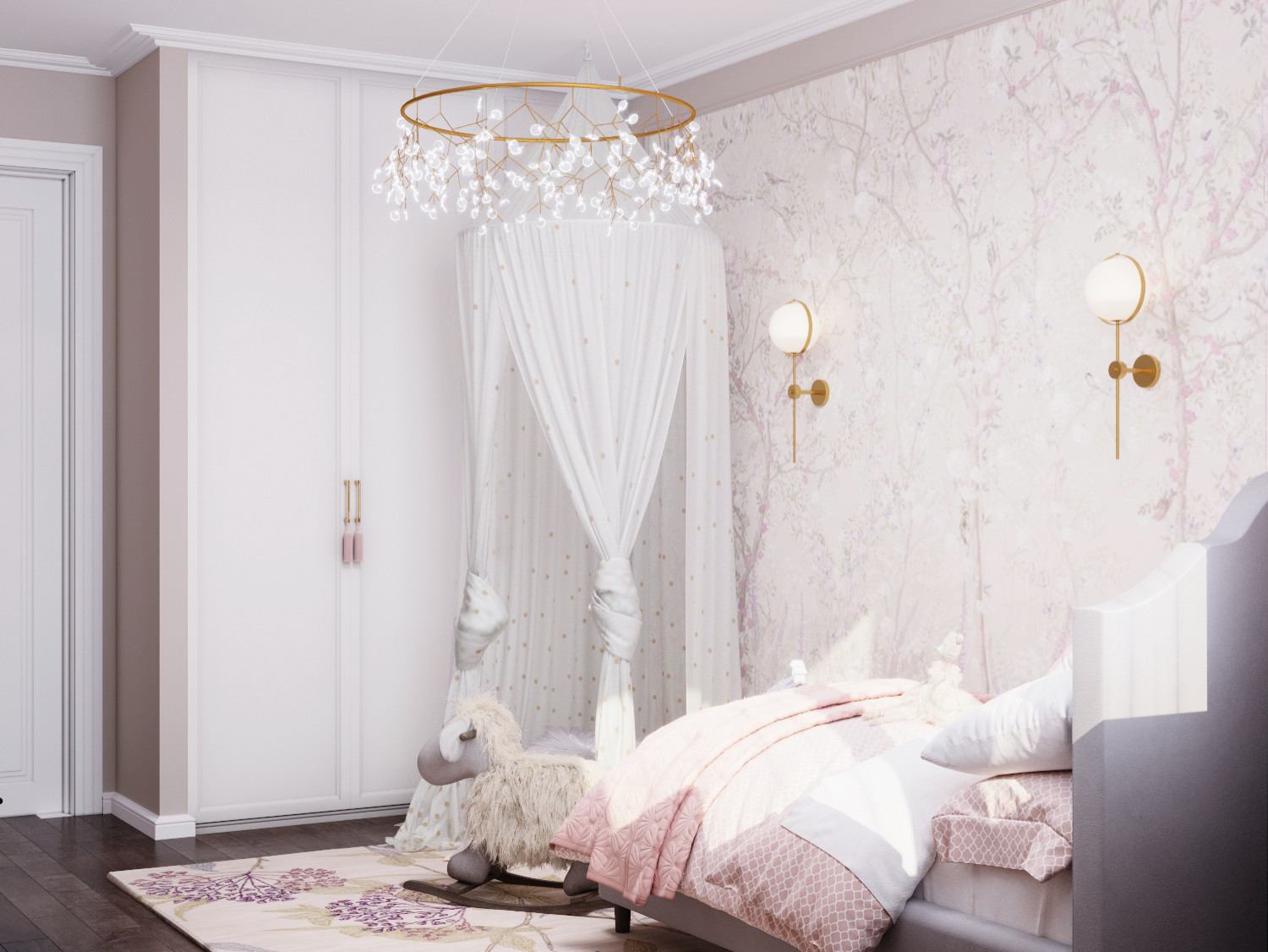 Неоклассика в пыльно-розовых тонах. Москва 2020