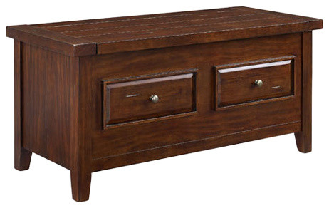 Sienna Storage Bench Transitional Accent And Storage Benches