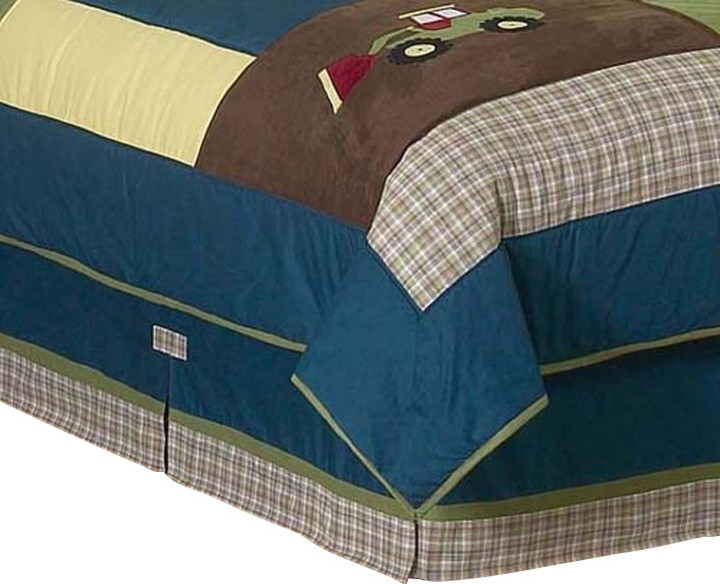 Construction Zone Bed Skirt Toddler Bed Skirt