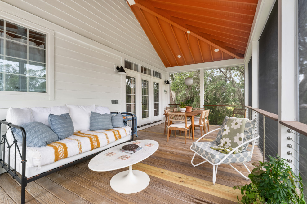 Stono River Screened In Porch - Beach Style - Porch - Charleston - by ...
