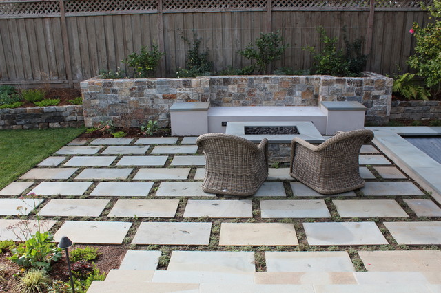 Menlo Park Stonework klassisk-uteplats