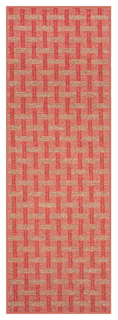 Construction Turf Rug Red Union Indoor/Outdoor Commercial , Pet and Kids Friendly Rug, Made in ...