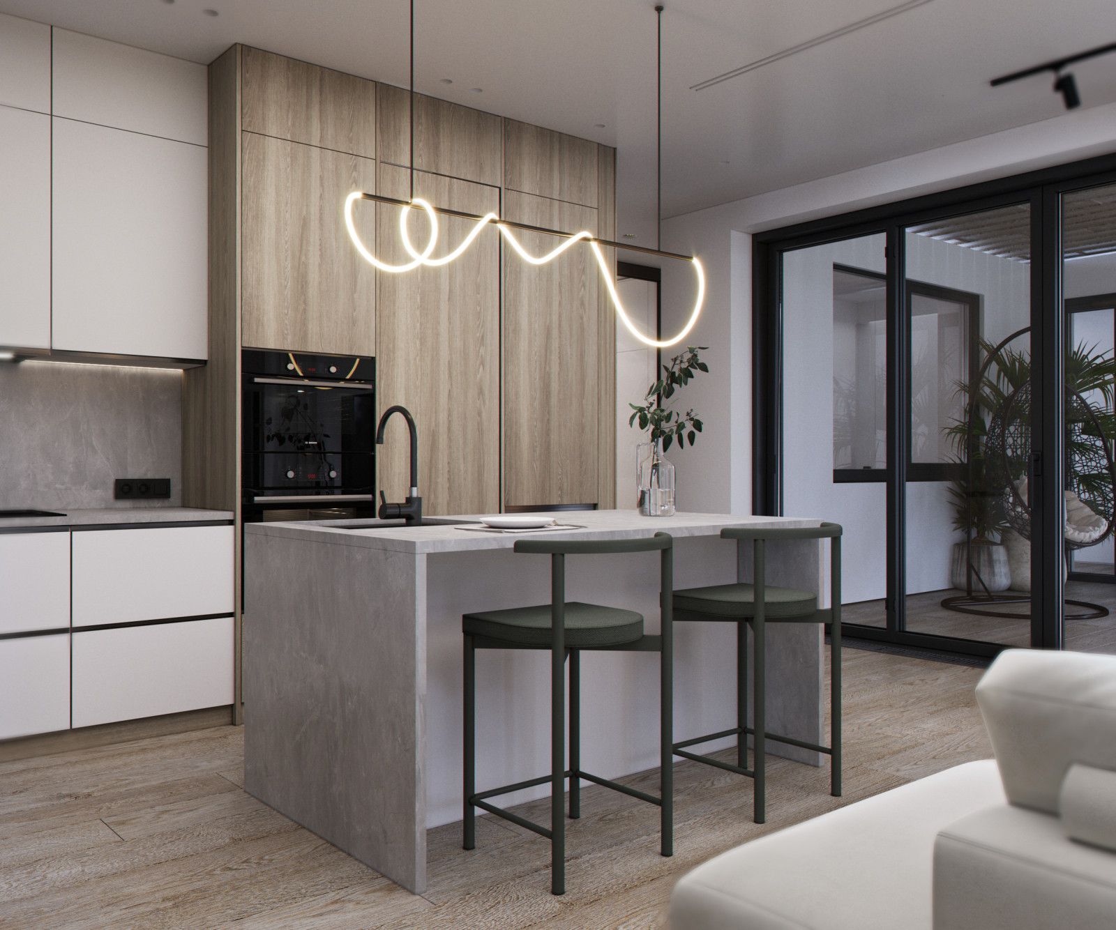 Кухня-гостиная