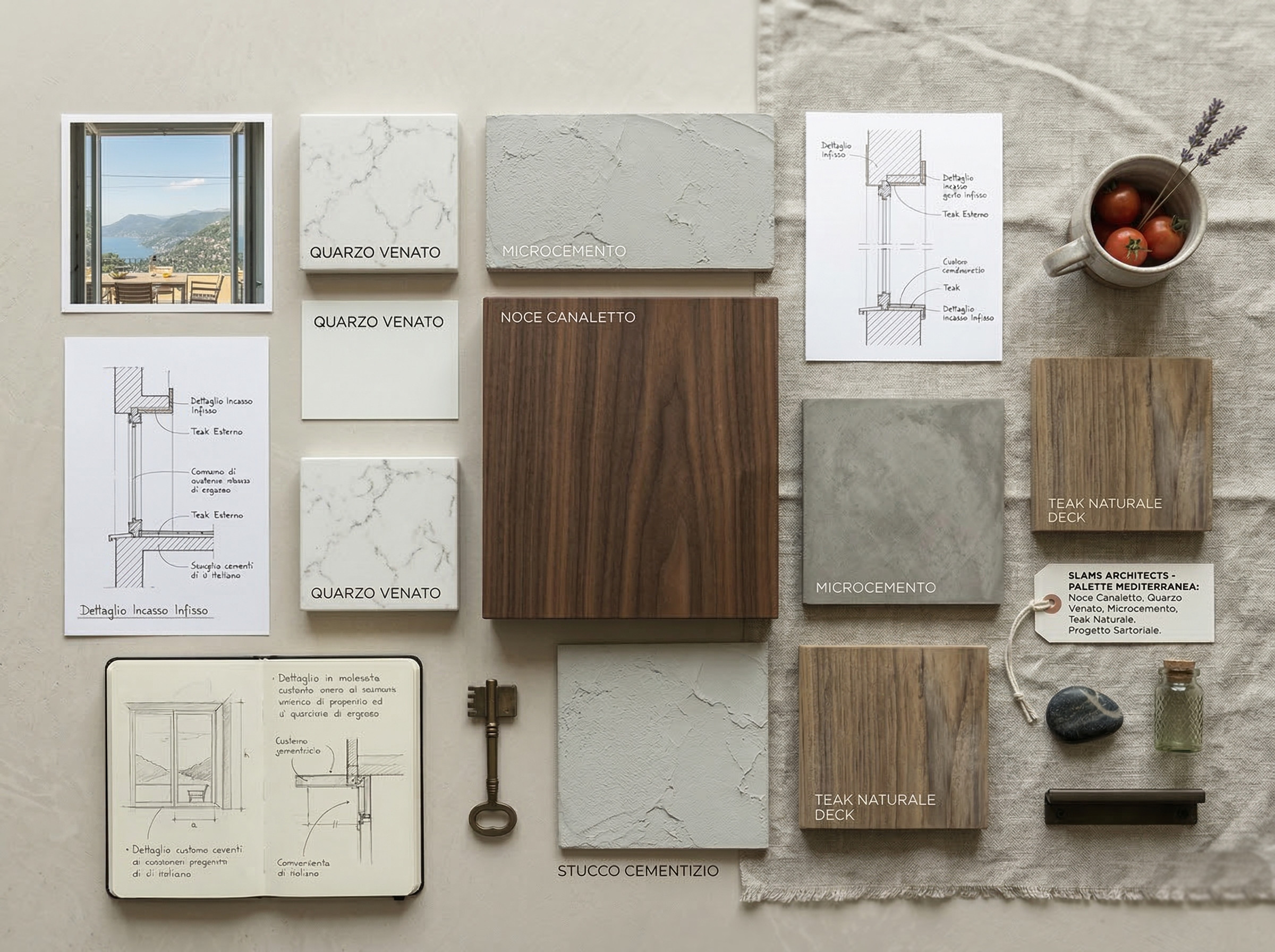 moodboard mediterraneo