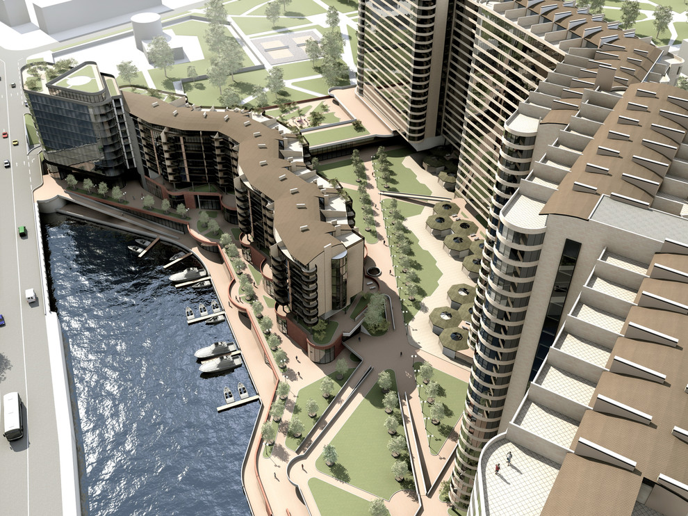 Проект полифункционального жилого комплекса на Охте