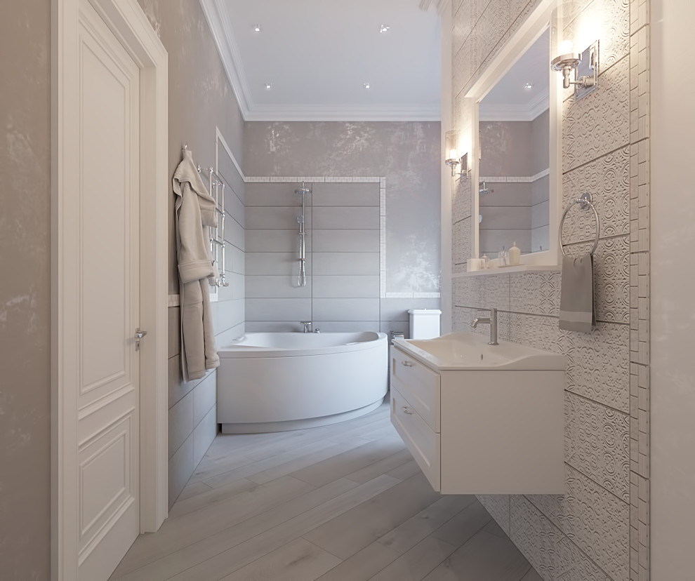 Дизайн дома площадью 136 кв.м в классическом стиле