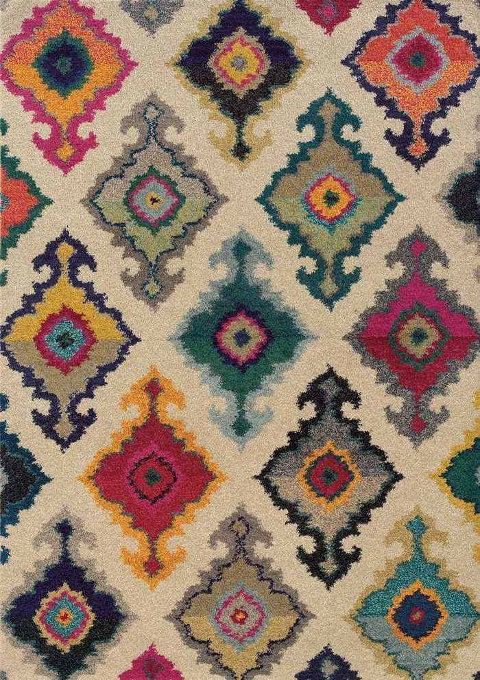Oriental Weavers Sphinx Kaleidoscope Multicolor Rug, 2' 7"x10"