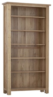 Tall Bookcase With Adjustable Shelves, Tall Oak Bookcase With Adjustable Shelves