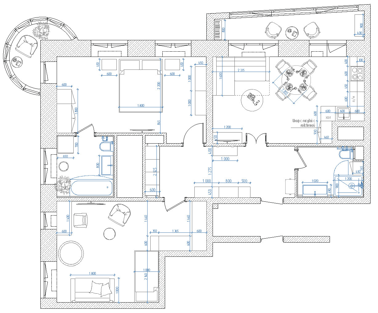 Квартира, 97 кв.м