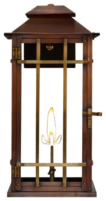 Bad Lands Gas Lantern by The CopperSmith BL18-Gas, Natural Gas