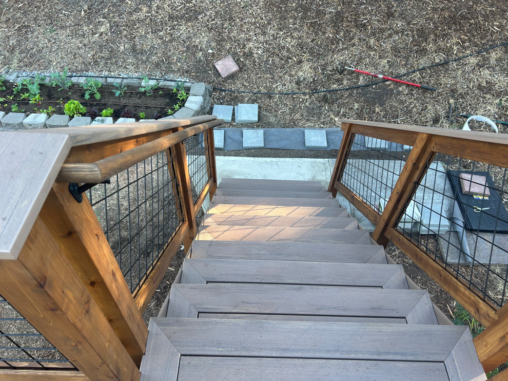 Deck and front entry
