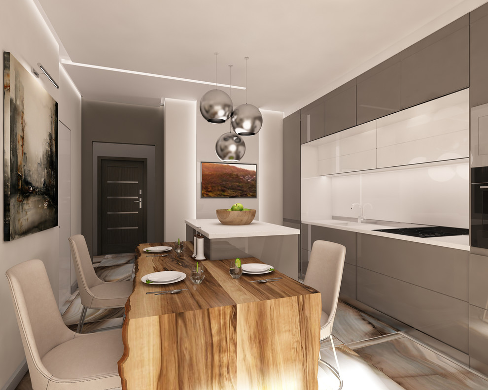 Лаконичность серого. работа в тандеме.