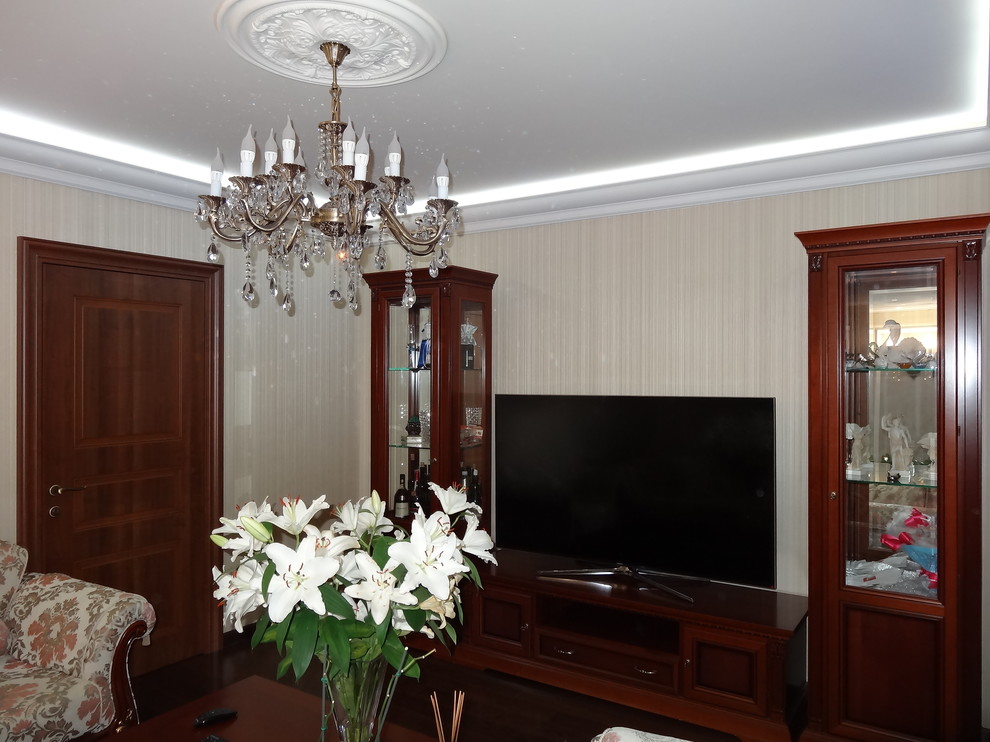 Квартира в классическом стиле. Гостиная.