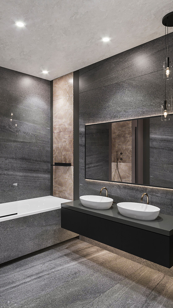 Дизайн спальни и сан узлов