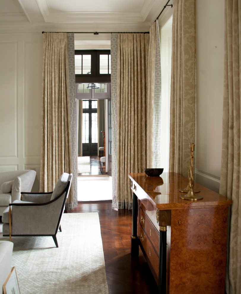 Kitchen to Dining Room through Hallway Transoms - Living Room - DC ...