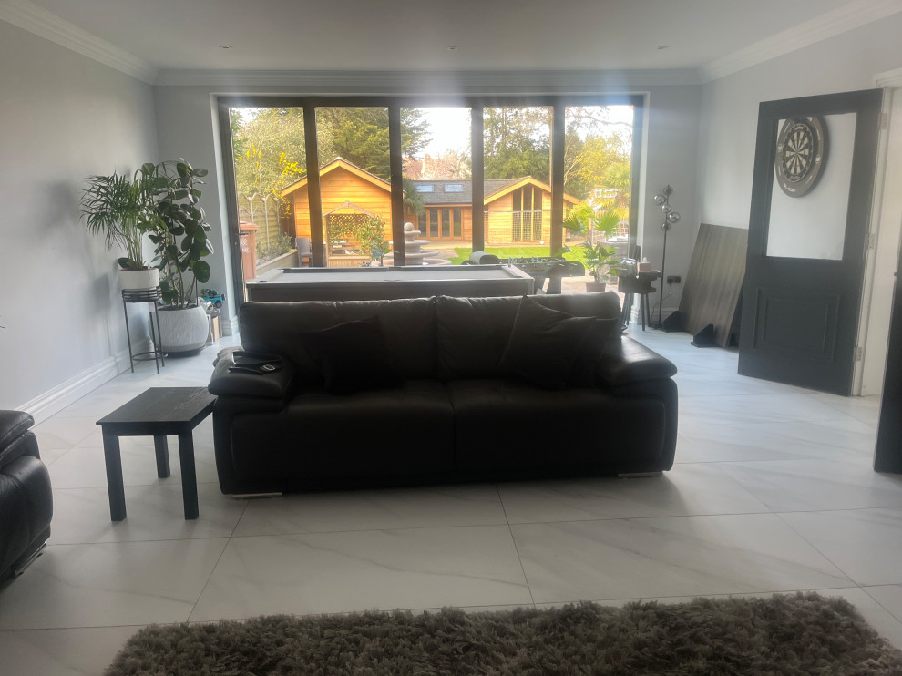 Modern Classic Living Room & Kitchen Refresh