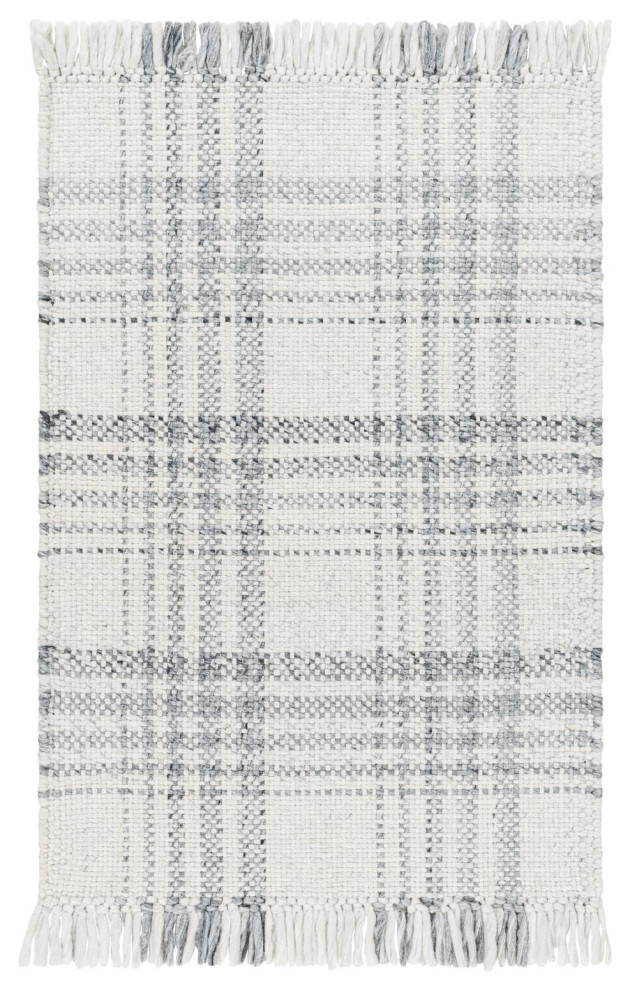 Surya Primrose Recycled PET Yarn 8' x 10' Area Rugs In Light Grey