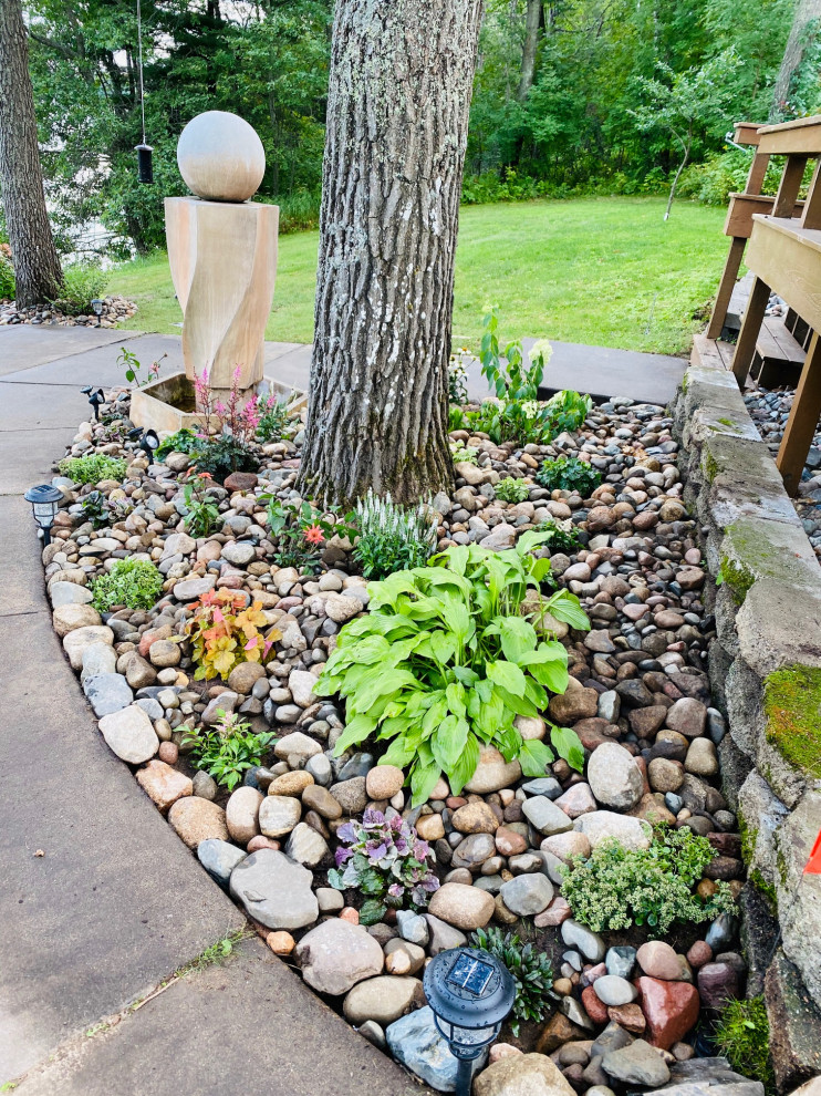 Diseño de jardín bohemio pequeño