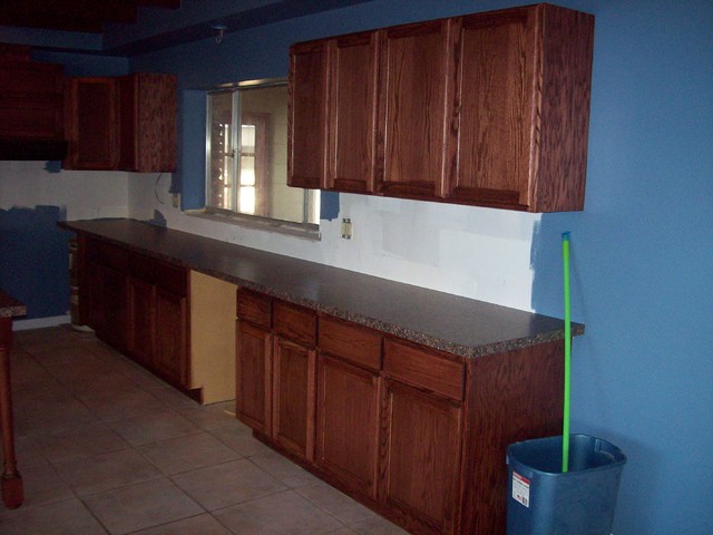 Kitchen and living room remodel traditional-kitchen