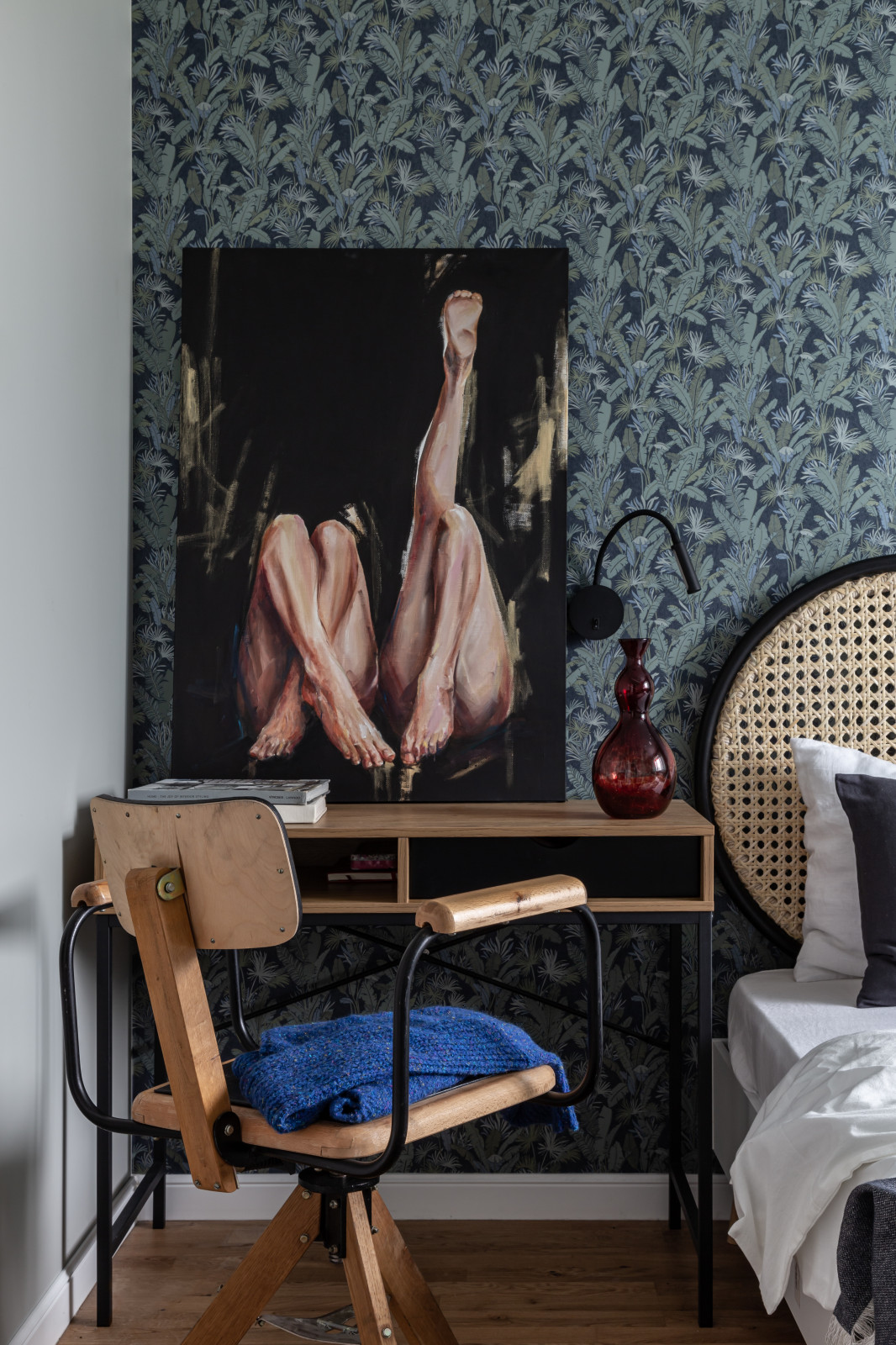 Эклектичный интерьер квартиры, вдохновленный Музеем Фриды Кало