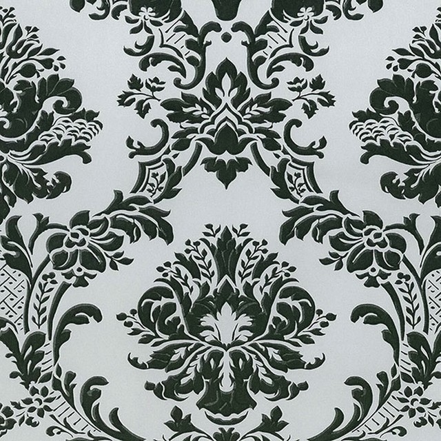 Silk Impressions 2, Contemporary Floral Wallpaper Contemporary