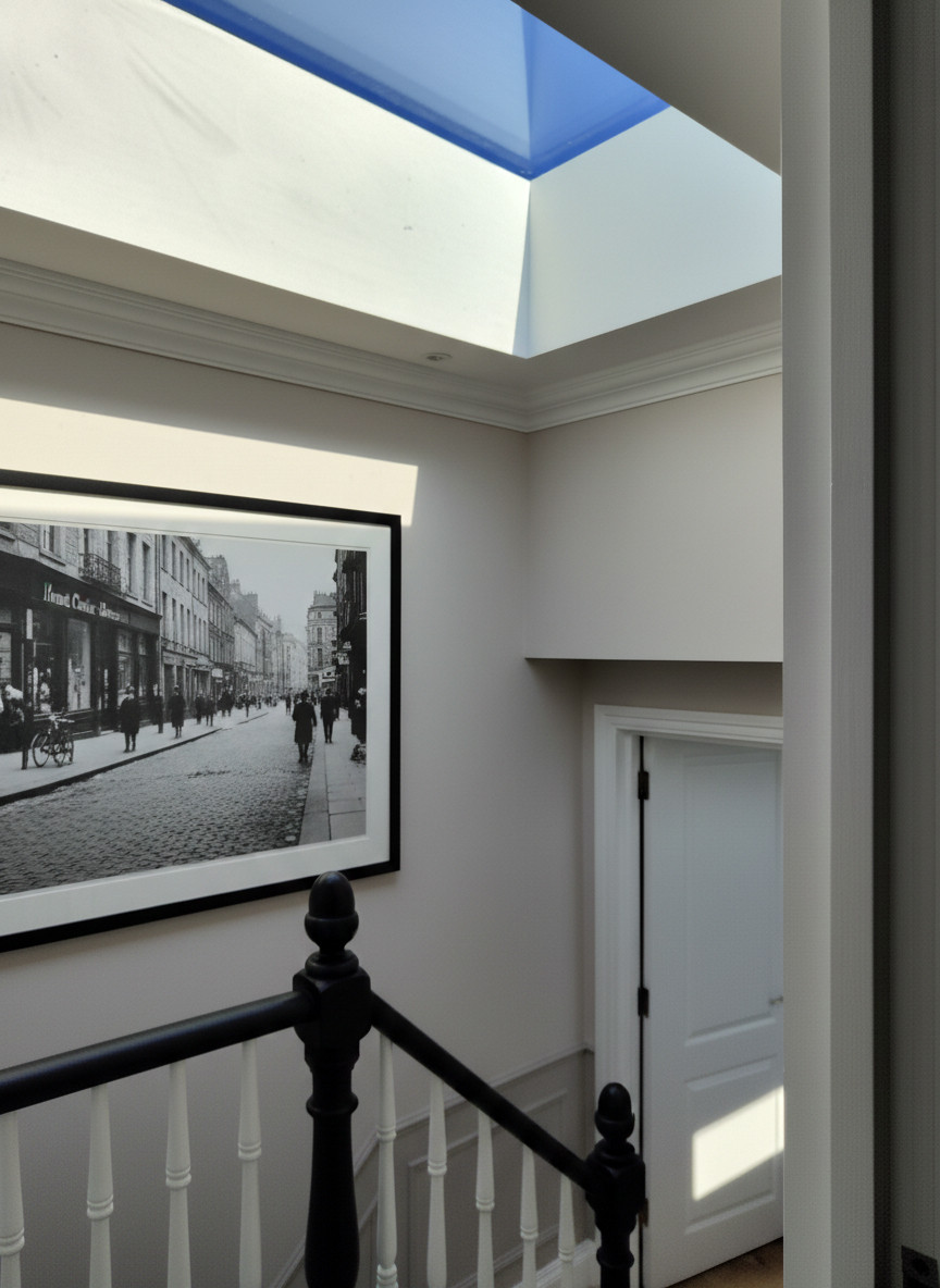 Bright Upper Landing & Art Display