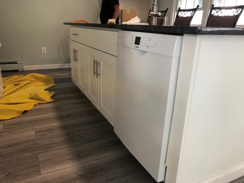 Transitional kitchen photo in Providence