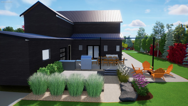 Landscape Design Samples transitional-rendering