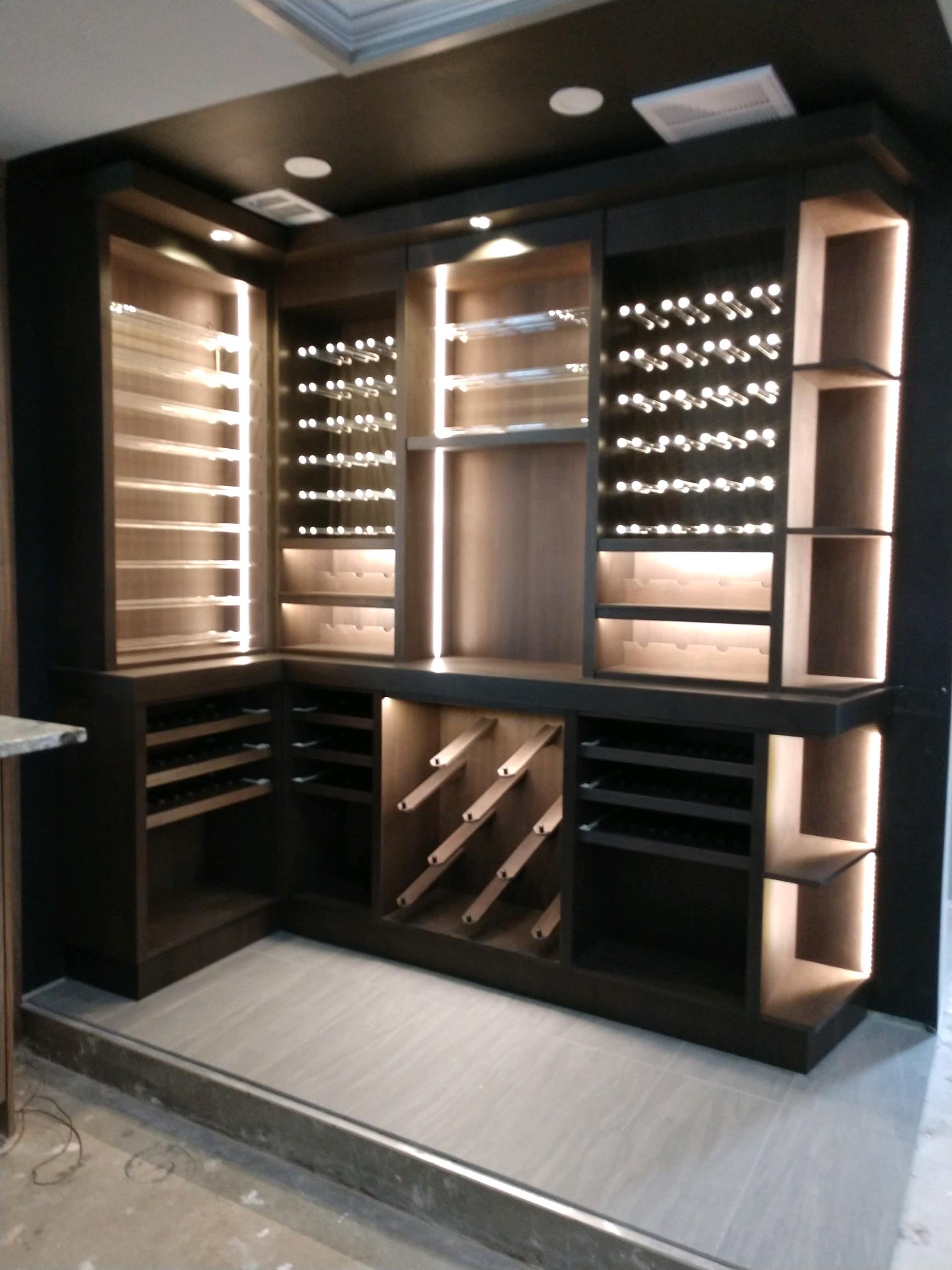 Custom Wine Holder with Glass Rods