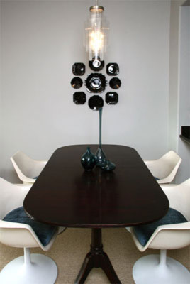Inspiration for a dining room remodel in Los Angeles