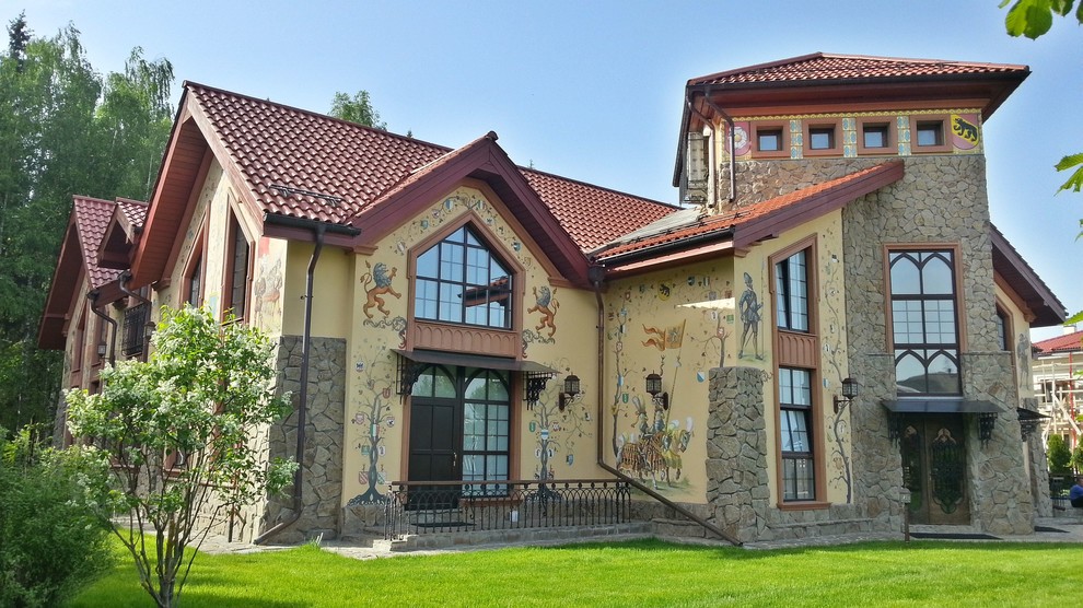 Коттедж в стиле средневековья