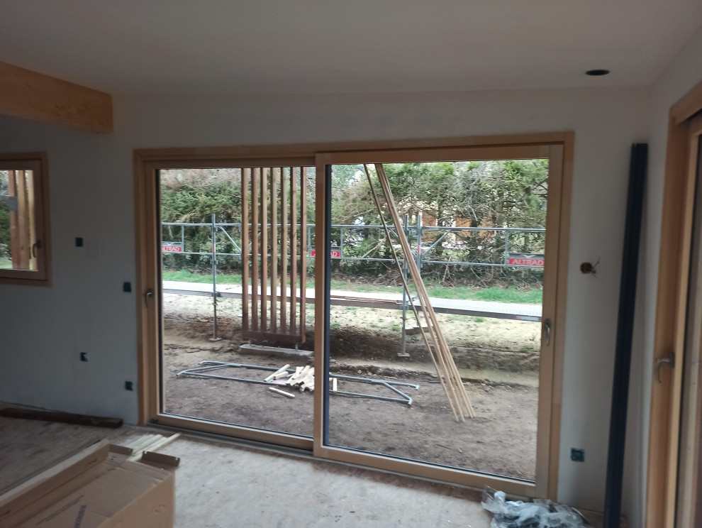 Construction de maison style moderne