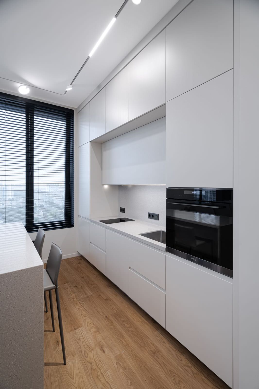 Серый минимализм | 58 кв.м.