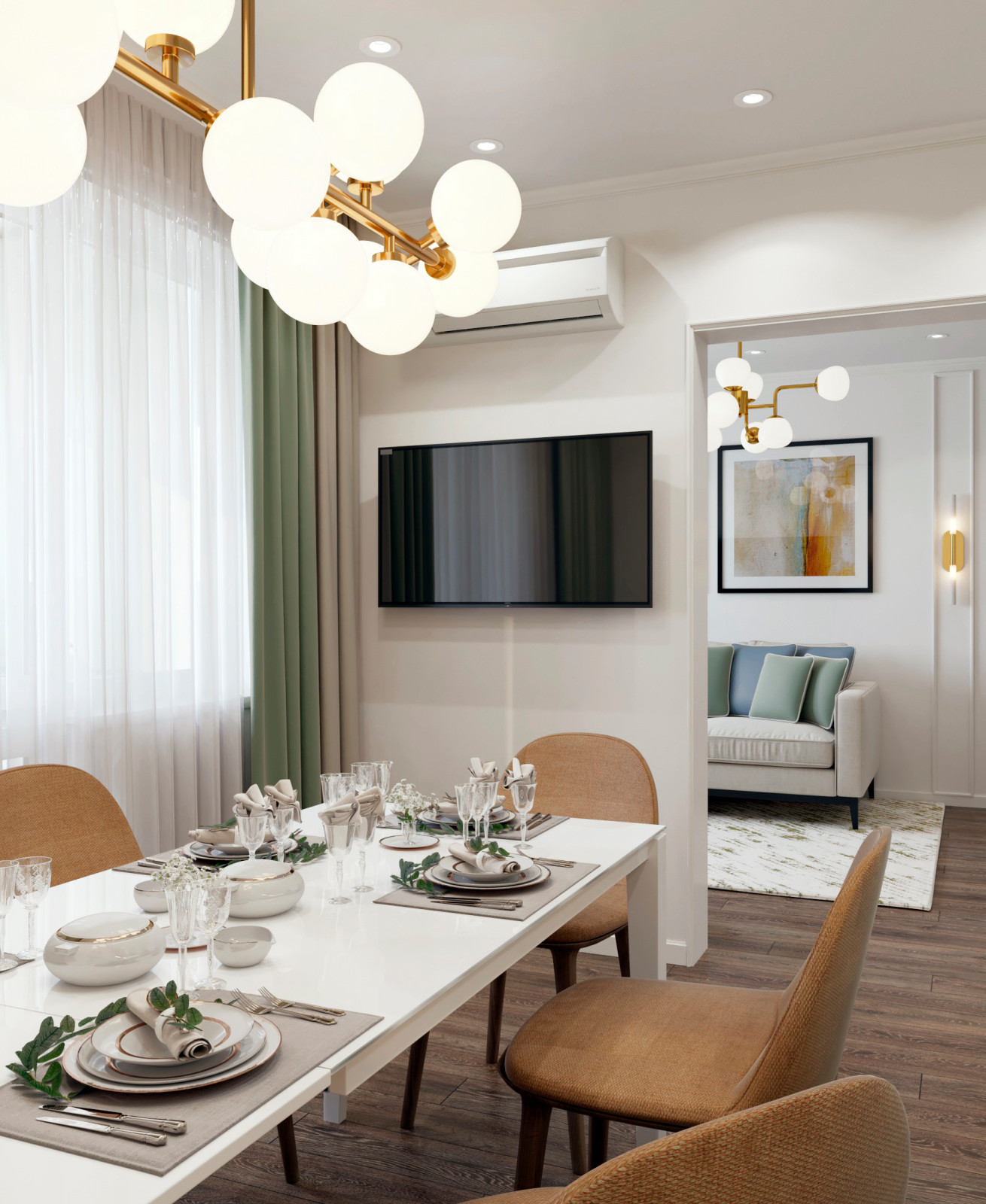 3-х комнатная квартира для молодой семьи 80кв.м.