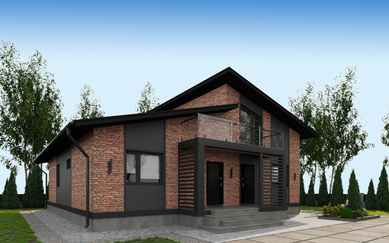 Проект Двухэтажного дома в Тульской области