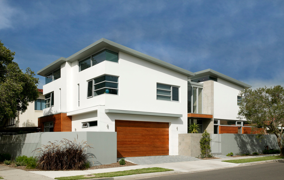 This is an example of a contemporary exterior in Sydney.