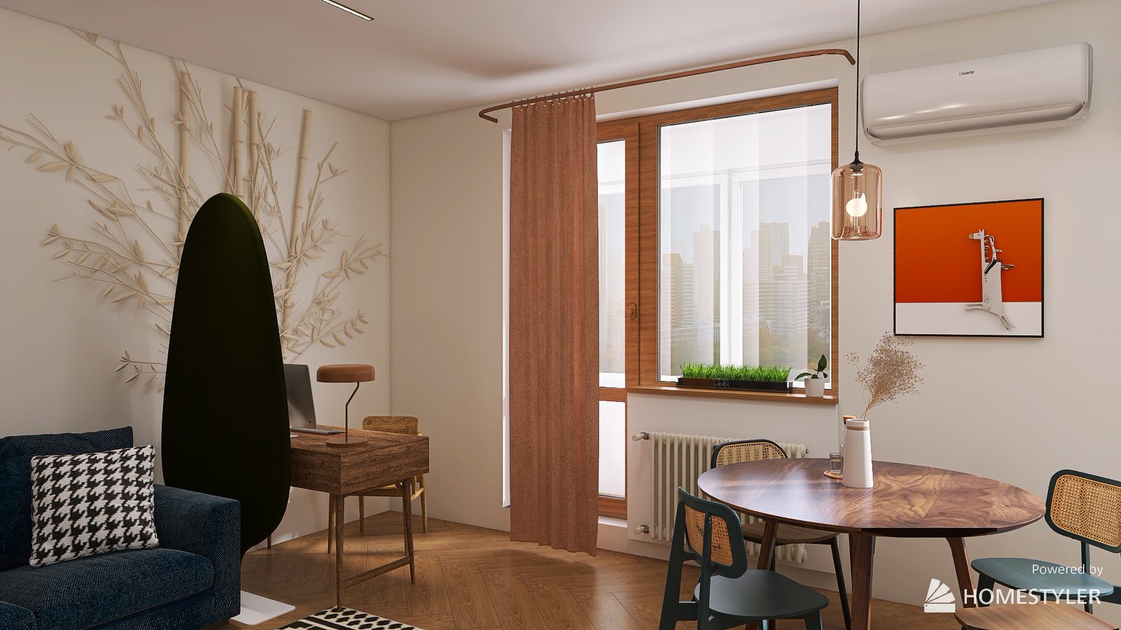 Однокомнатная квартира для молодой пары студентов