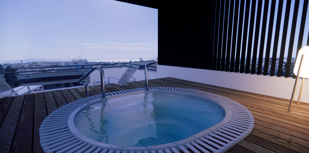 Roof terrace In Glyfada, Athens