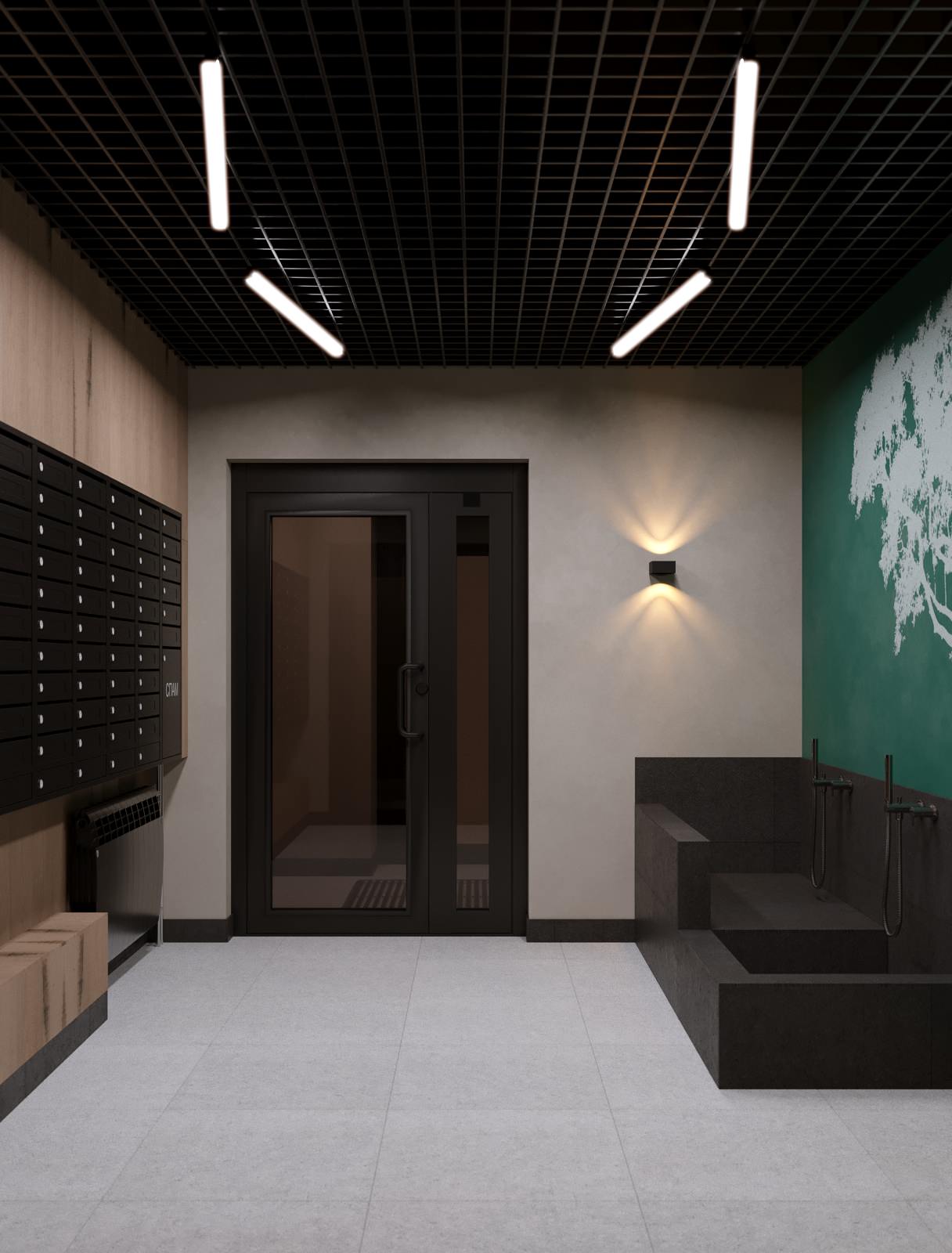 Подъезд многоквартирного дома в Твери