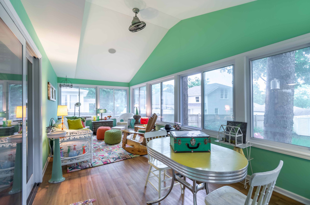 Shabby-Chic Country Kitchen & Sunroom