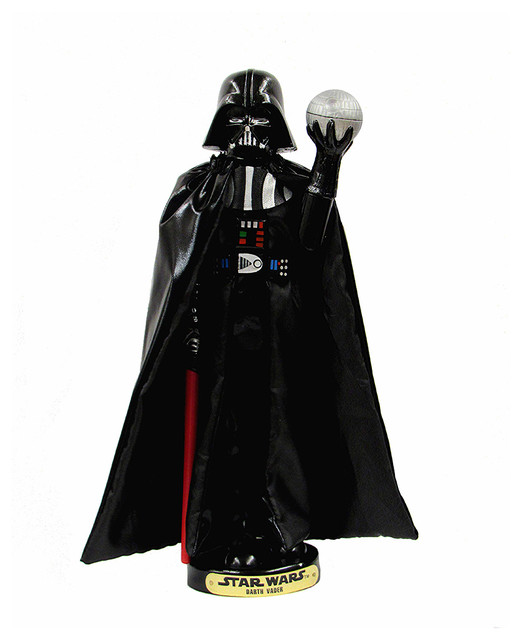13" Star Wars Hollywood Darth Vader Nutcracker Contemporary Holiday Accents And Figurines