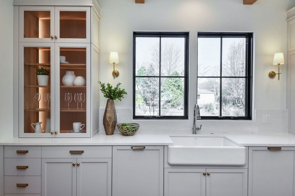 Kitchen - transitional kitchen idea in Chicago