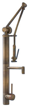 Waterstone Gantry Faucet/Pre-Rinse, Straight Spout, Hunley, Parche, Fulton